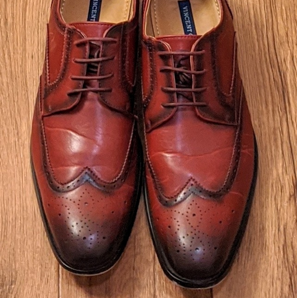 Vincent Cavallo Wingtip Derby Dress Shoes